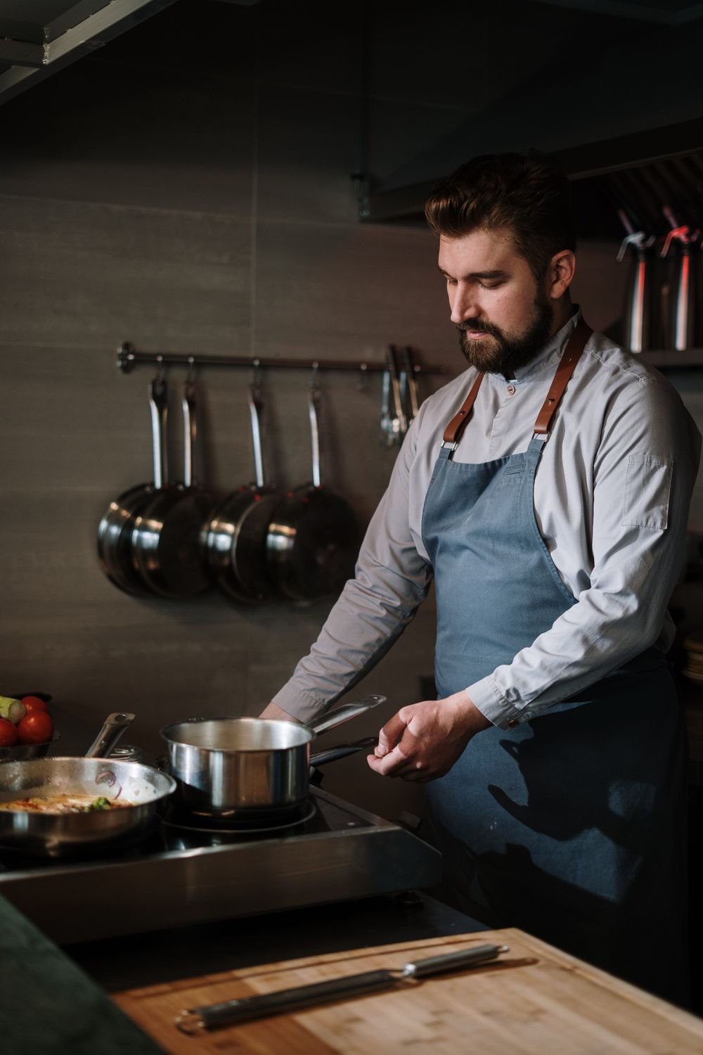 Chef at work in the kitchen